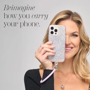 NEW! Silicone Detachable Bangle Bracelet Key Ring for Phone Cases